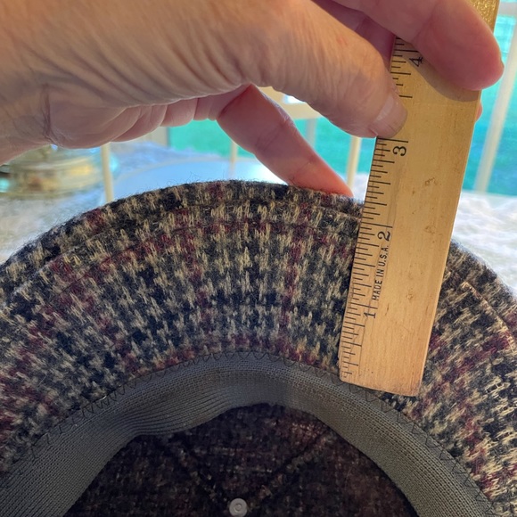 Old Vintage Tweed English Cap, KANGOL Desighn, Made in England - Picture 5 of 10